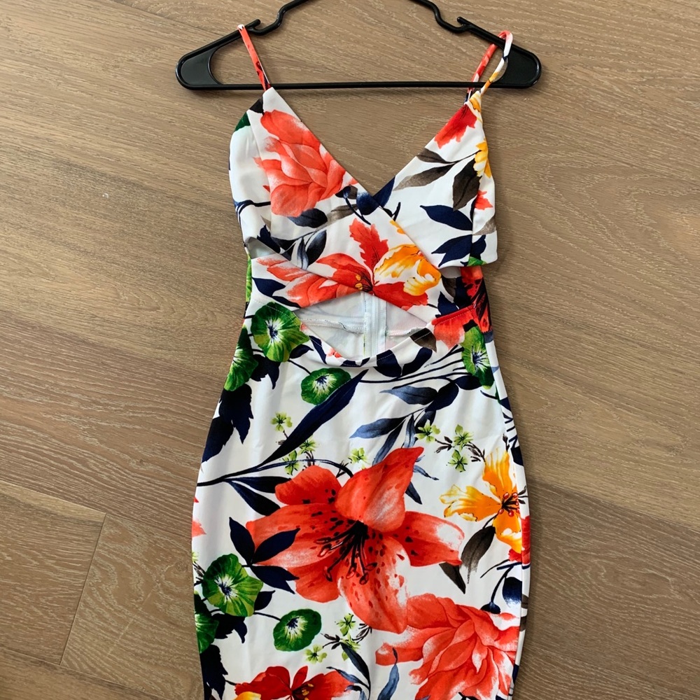 Floral mini dress